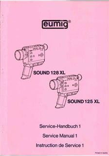 Eumig 128 XL manual. Camera Instructions.